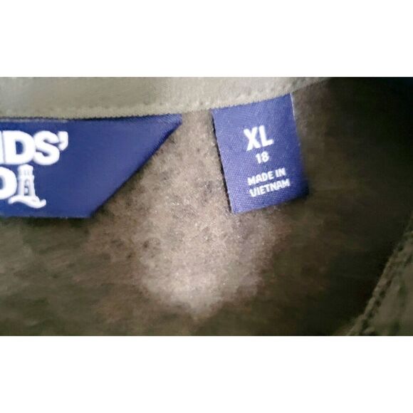 Lands End 18 Fleece Pullover‎ Sweatshirt  Women’s Size XL Brown Speckle Part Zip - Picture 7 of 9